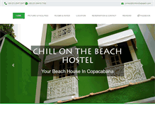 Tablet Screenshot of chillonthebeach.com